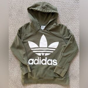 Adidas Olive Green Hoodie